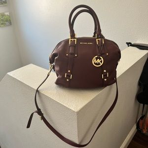 Plum Leather Michael Kors Purse